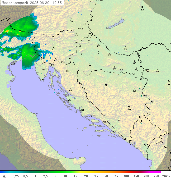 Padavine Hrvaška