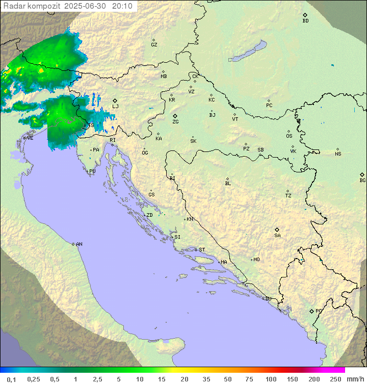 Padavine Hrvaška