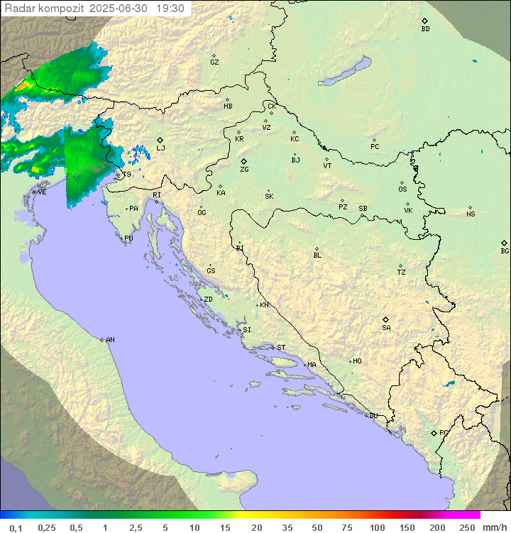 Padavine Hrvaška