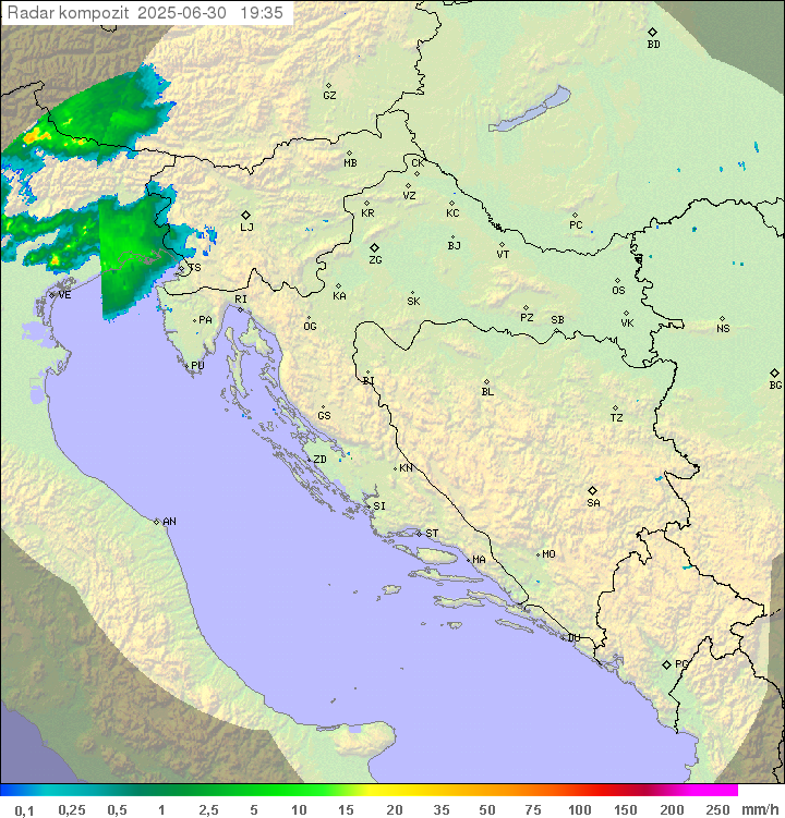 Padavine Hrvaška
