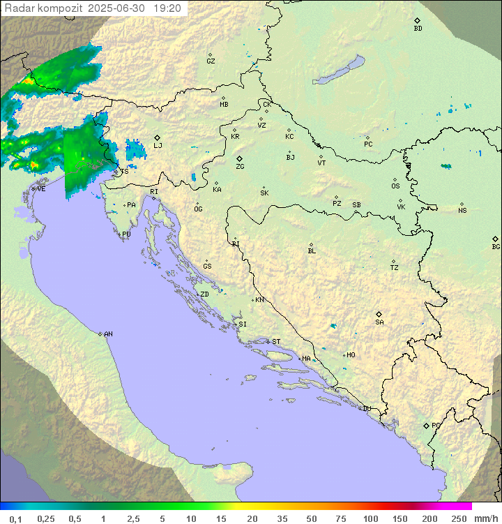 Padavine Hrvaška