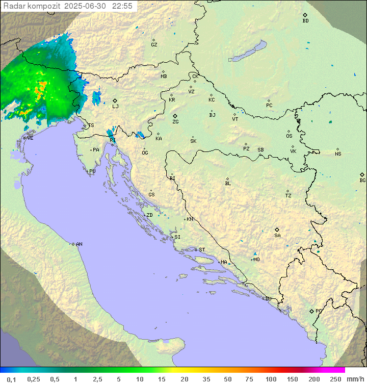 Padavine Hrvaška