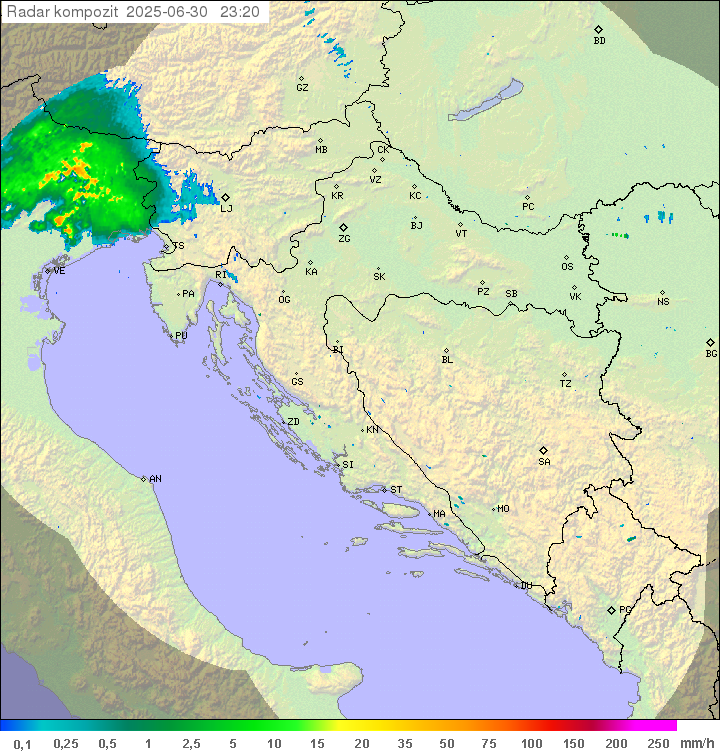 Padavine Hrvaška