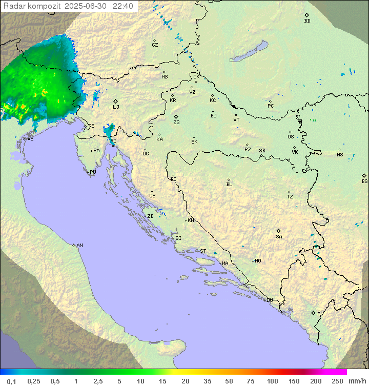 Padavine Hrvaška