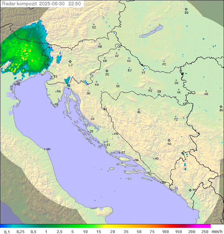 Padavine Hrvaška