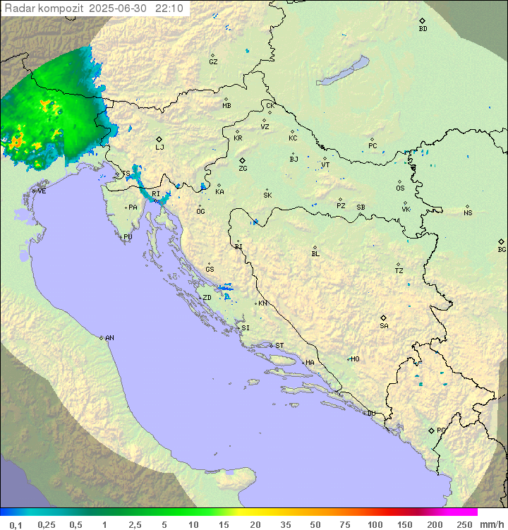 Padavine Hrvaška