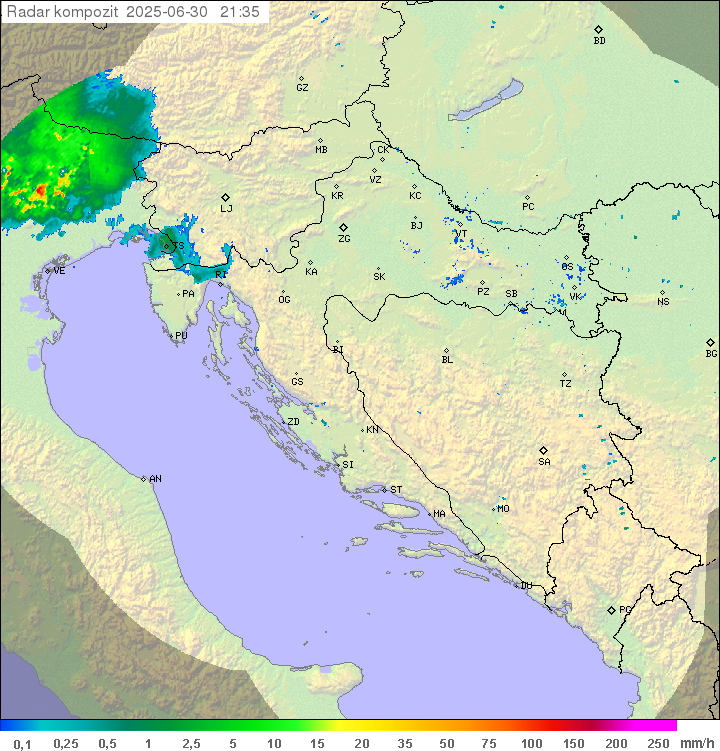Padavine Hrvaška