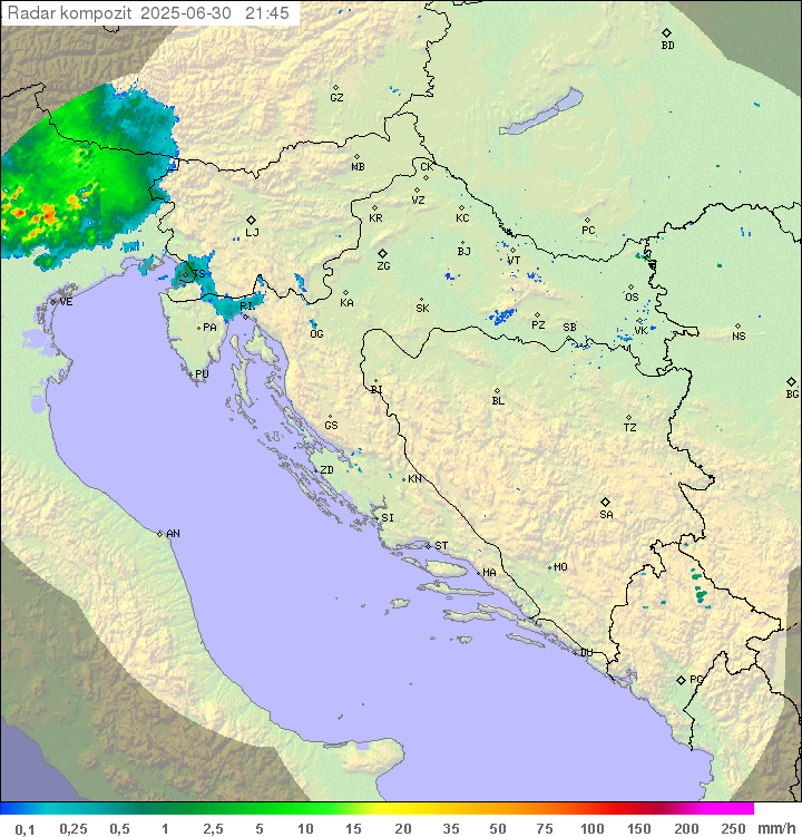 Padavine Hrvaška