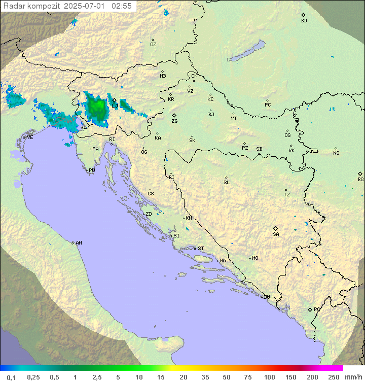 Padavine Hrvaška