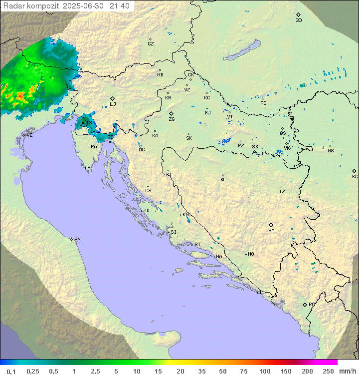 Padavine Hrvaška