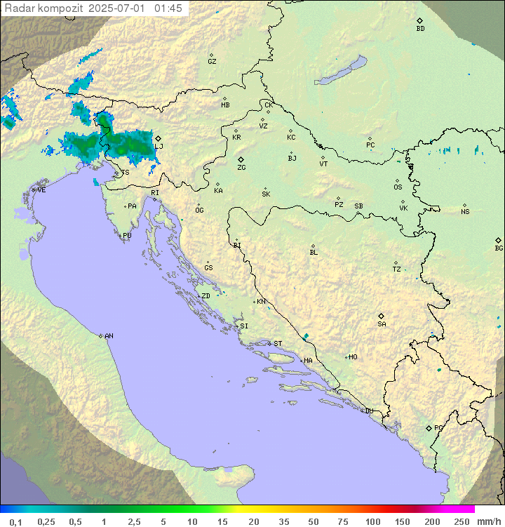 Padavine Hrvaška