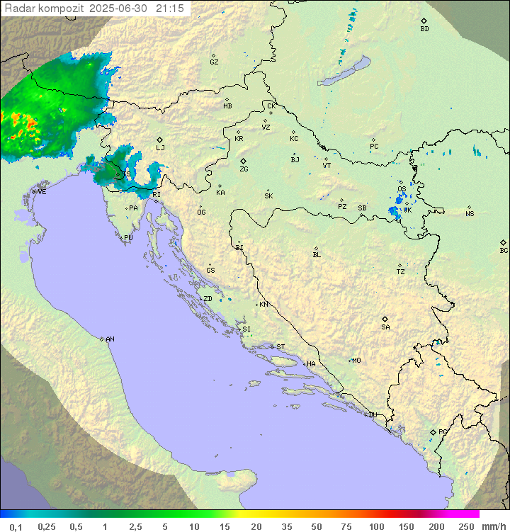 Padavine Hrvaška