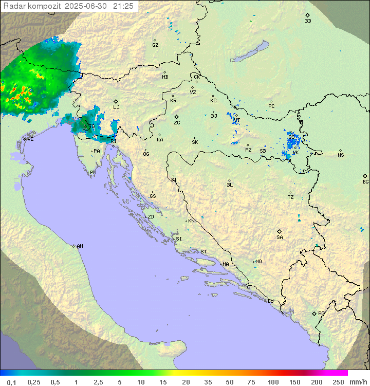 Padavine Hrvaška