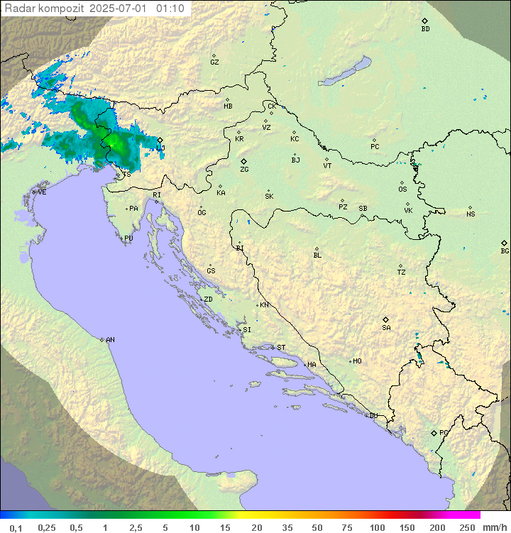 Padavine Hrvaška