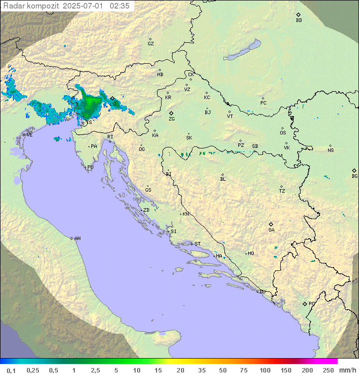 Padavine Hrvaška