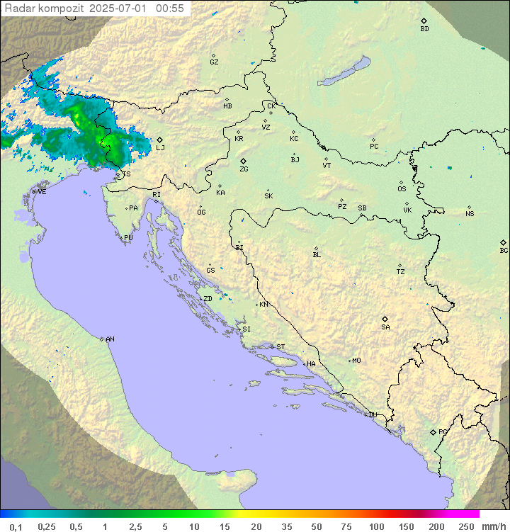 Padavine Hrvaška