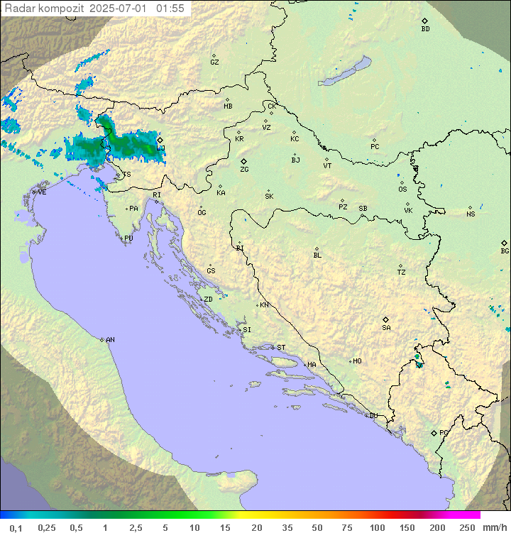 Padavine Hrvaška