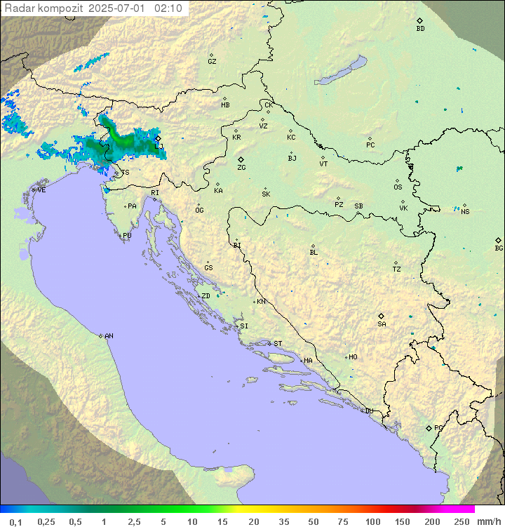 Padavine Hrvaška