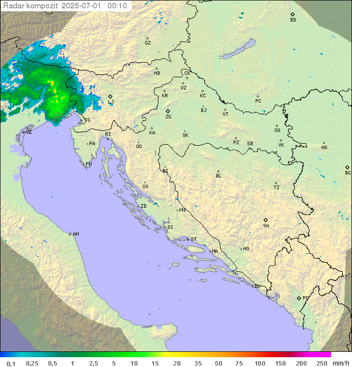 Padavine Hrvaška