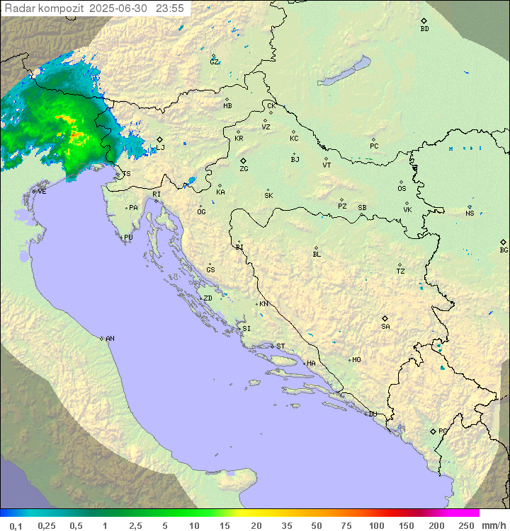 Padavine Hrvaška
