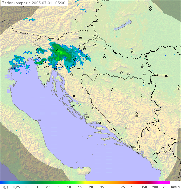 Padavine Hrvaška