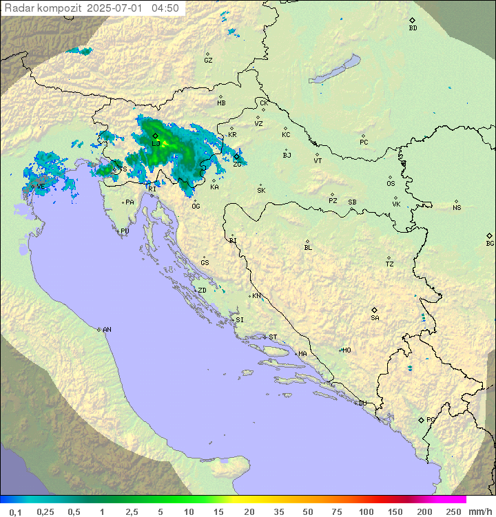 Padavine Hrvaška