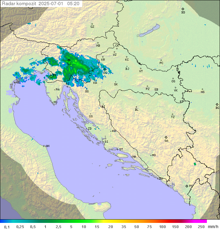 Padavine Hrvaška