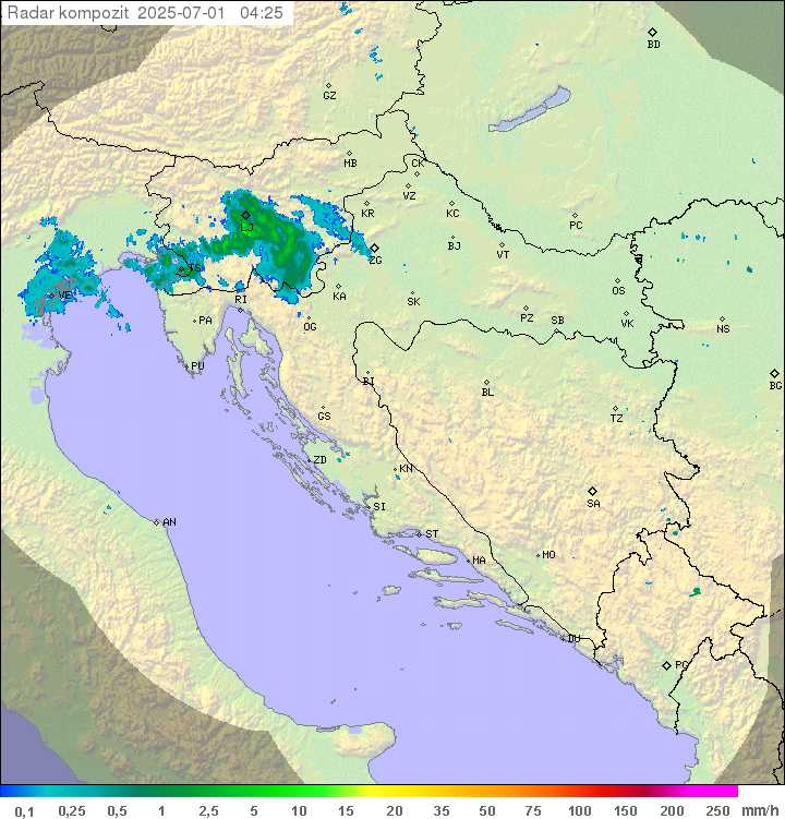 Padavine Hrvaška