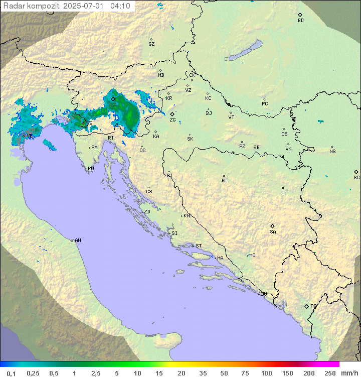 Padavine Hrvaška