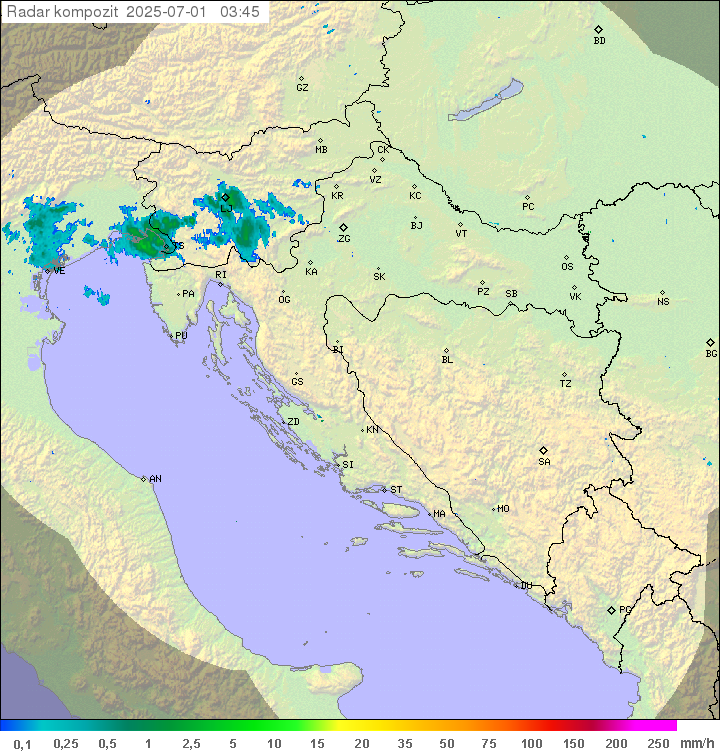 Padavine Hrvaška