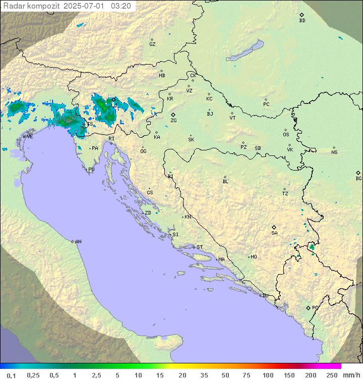 Padavine Hrvaška