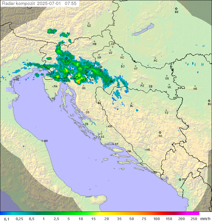 Padavine Hrvaška