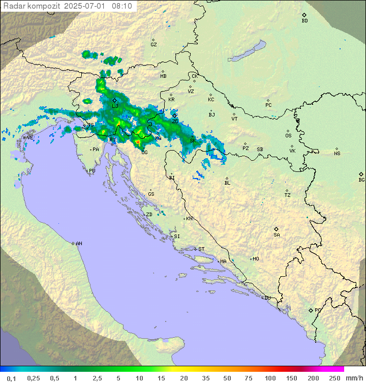 Padavine Hrvaška