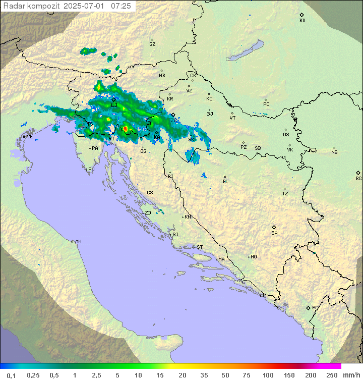 Padavine Hrvaška