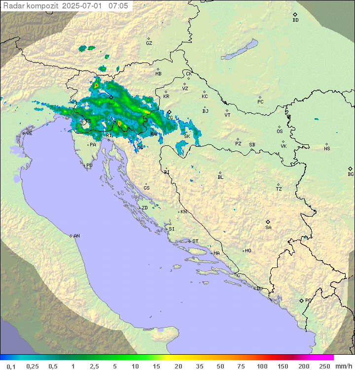 Padavine Hrvaška