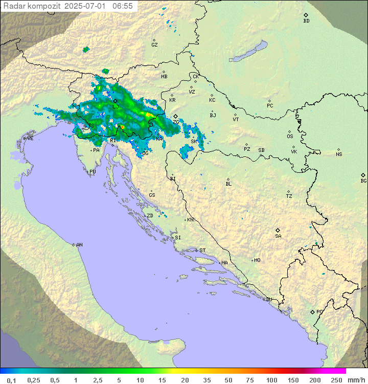 Padavine Hrvaška