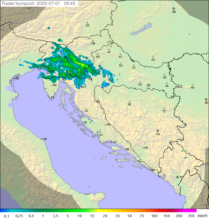Padavine Hrvaška