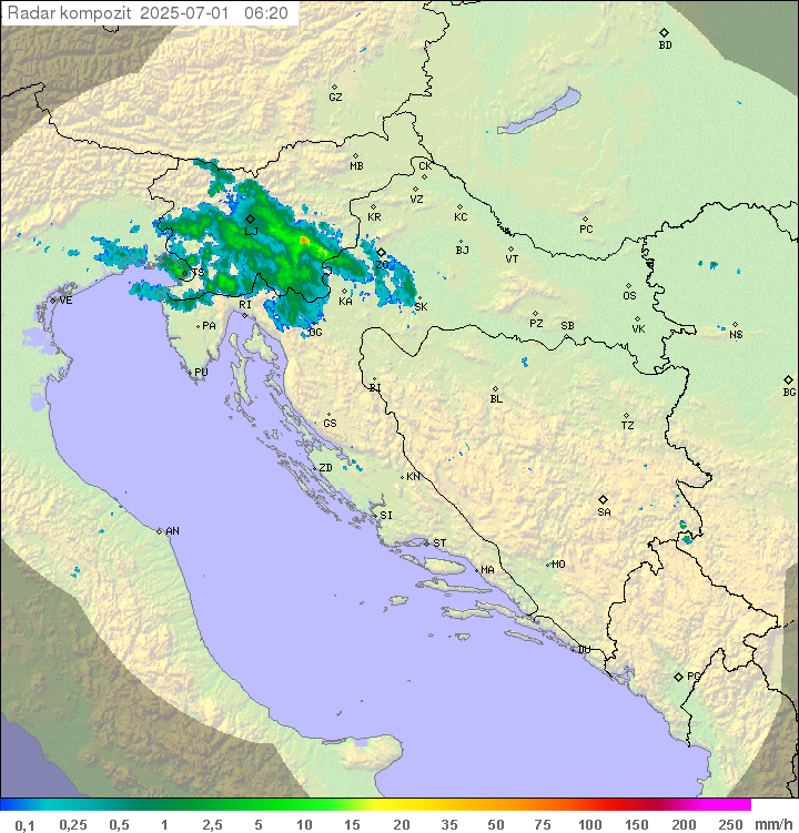 Padavine Hrvaška