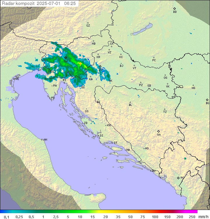 Padavine Hrvaška