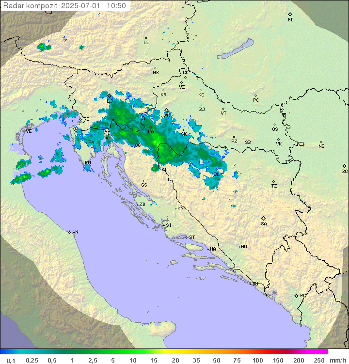Padavine Hrvaška