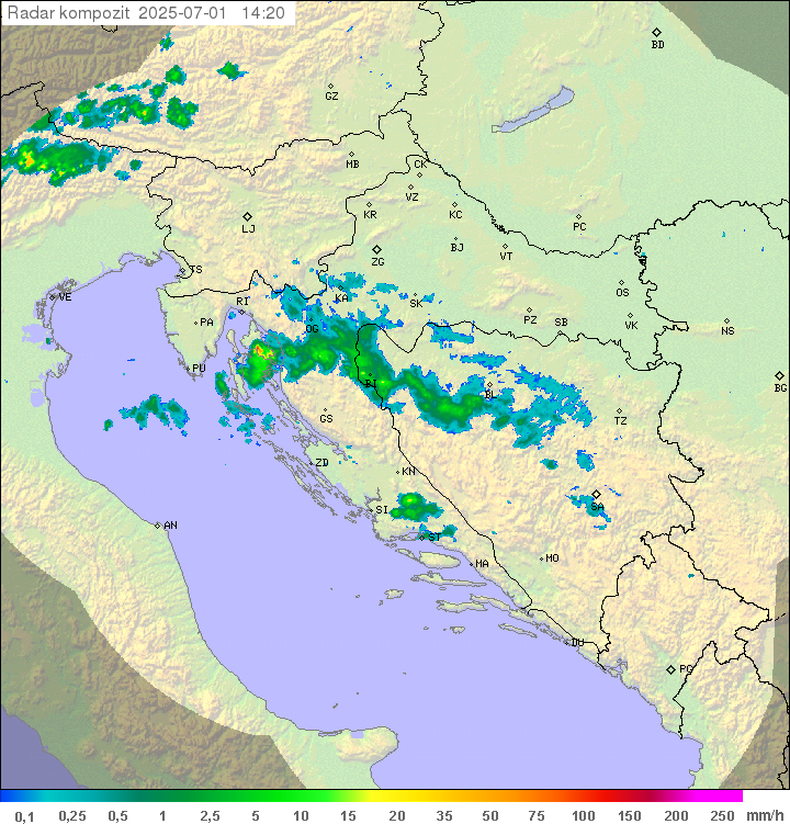 Padavine Hrvaška