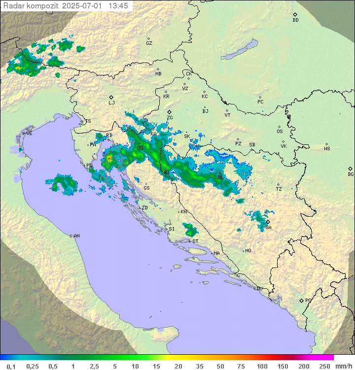 Padavine Hrvaška