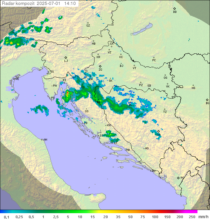 Padavine Hrvaška