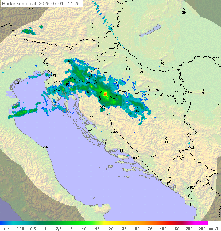 Padavine Hrvaška