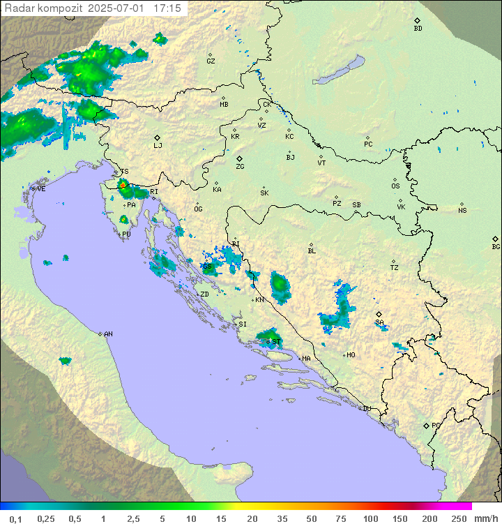 Padavine Hrvaška