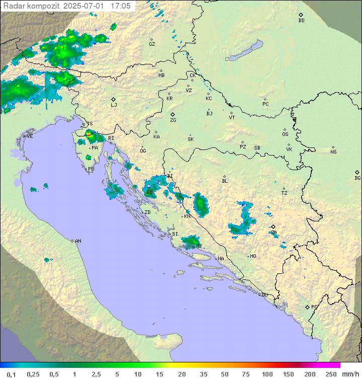 Padavine Hrvaška