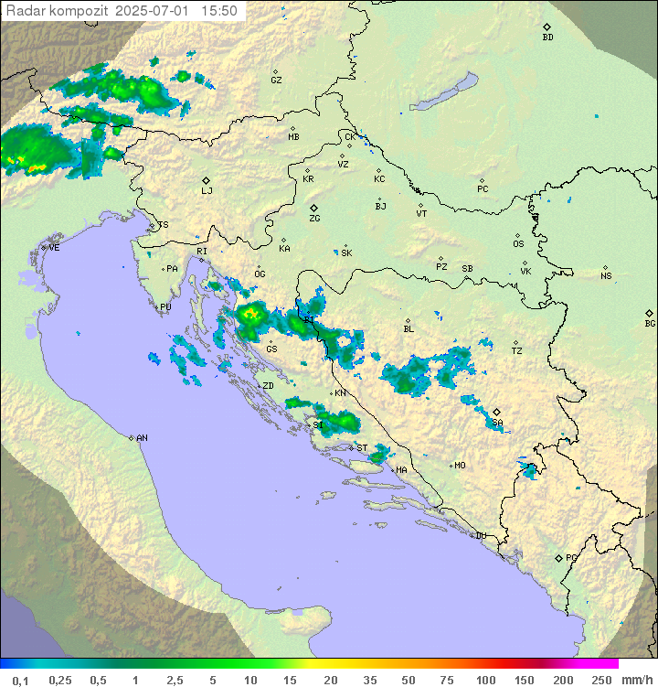 Padavine Hrvaška