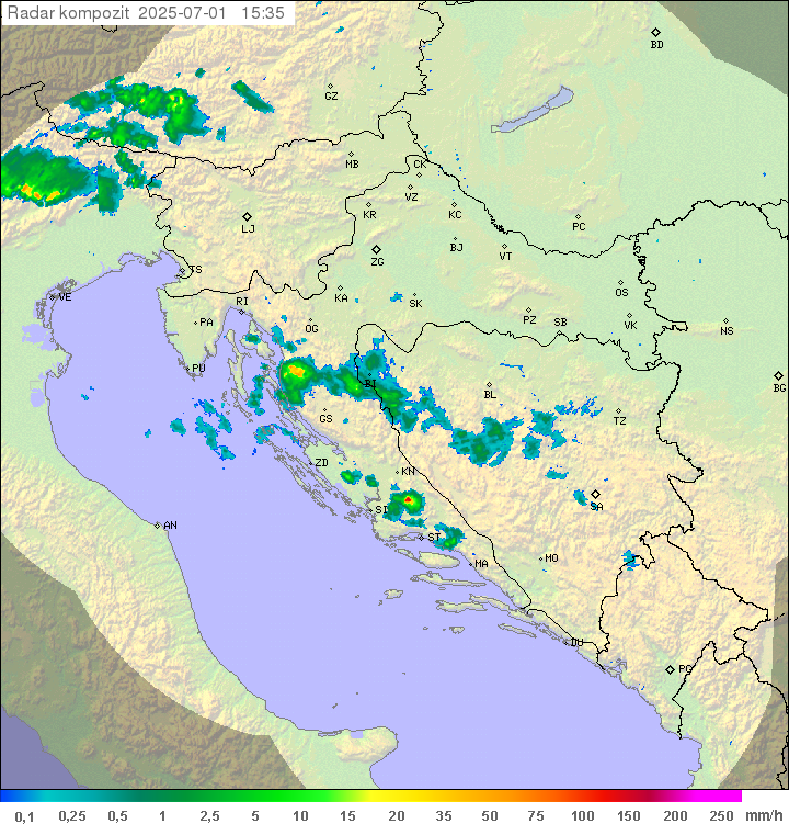 Padavine Hrvaška