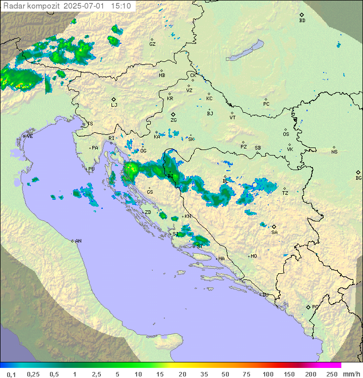 Padavine Hrvaška