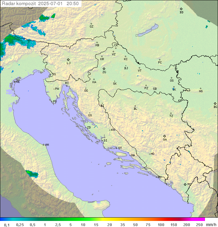 Padavine Hrvaška